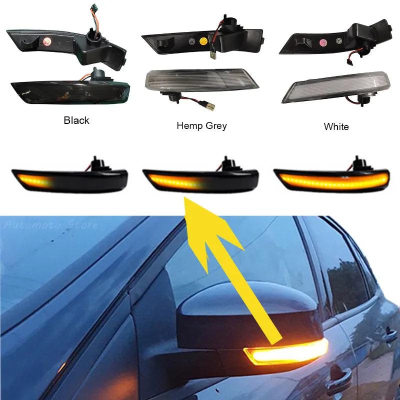 2X Dynamic LED Turn Signal Lights - Ford Focus - One Beast Garage