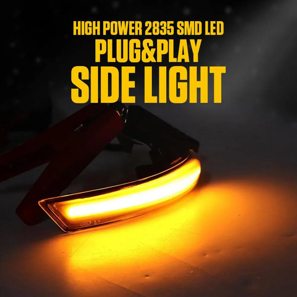 2X Dynamic LED Turn Signal Lights - Ford Focus - One Beast Garage