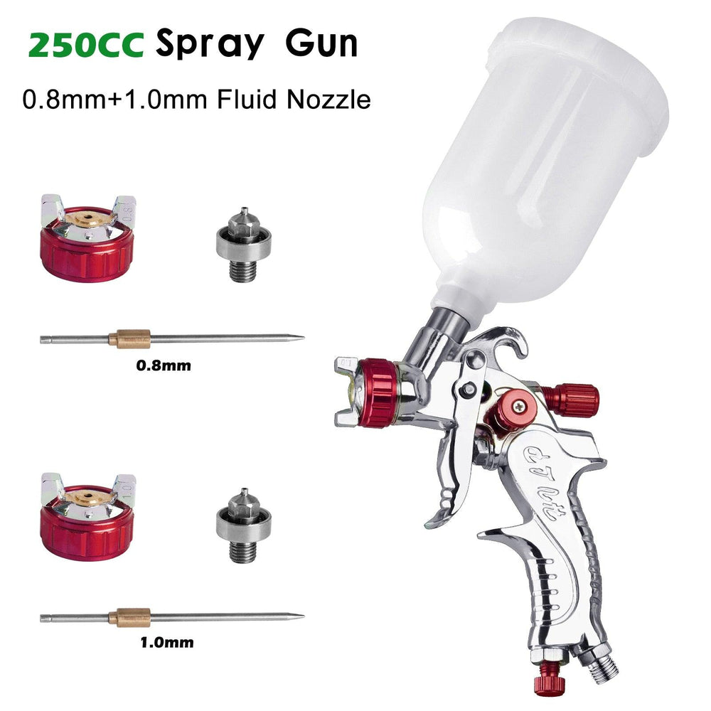 Professional HVLP Spay Gun 1.4/1.7/2.0mm Nozzle - One Beast Garage