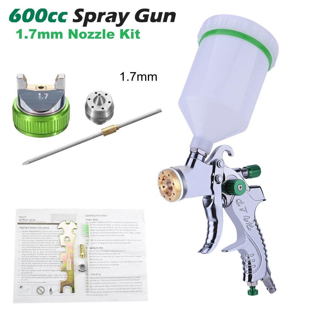 Professional HVLP Spay Gun 1.4/1.7/2.0mm Nozzle - One Beast Garage