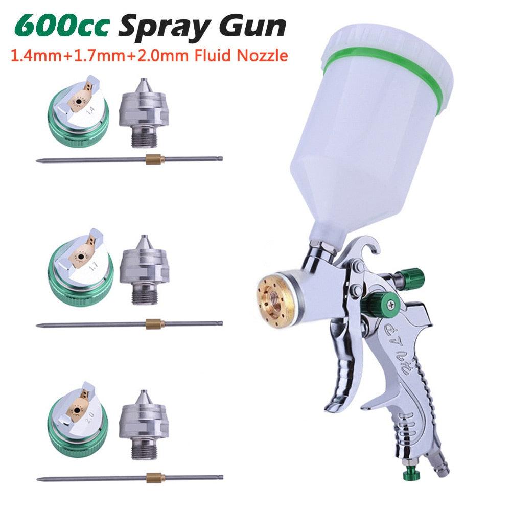 Professional HVLP Spay Gun 1.4/1.7/2.0mm Nozzle - One Beast Garage