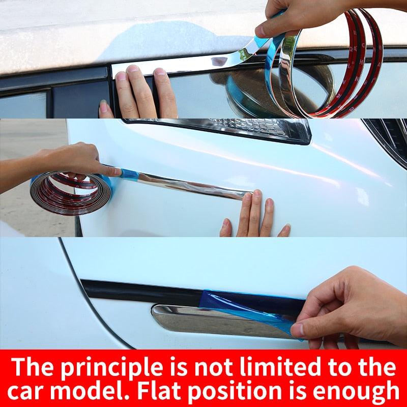 Roll of Chrome Self - Adhesive Premium tape - 3M - One Beast Garage