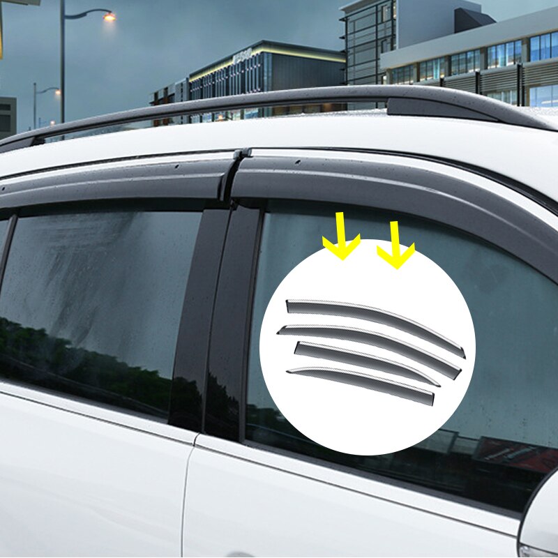 Protezioni antipioggia e antivento per VW TIGUAN MK 1 (2009-2016) 