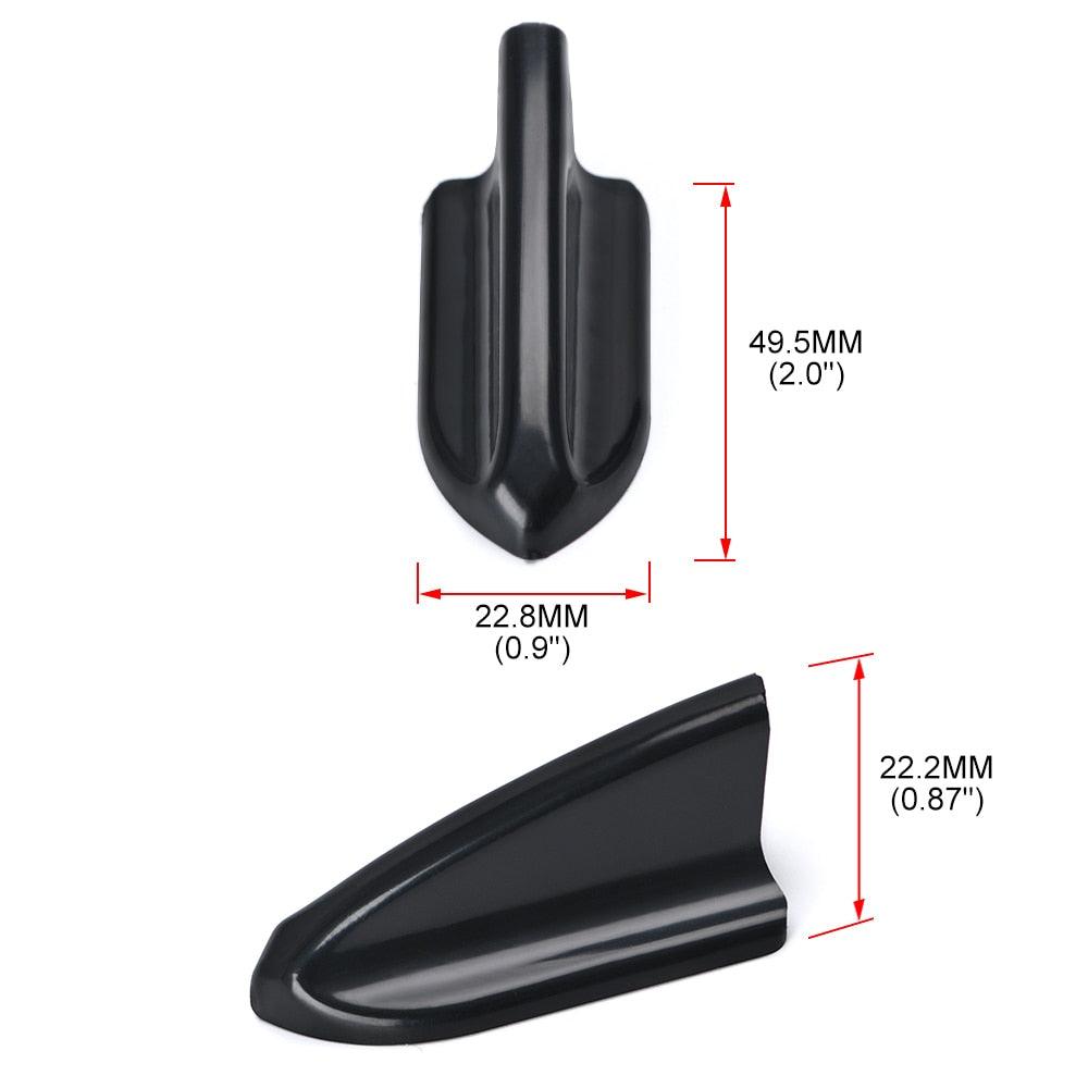 UV-protected & weatherproof Roof Shark Fins Spoiler Wing - One Beast Garage