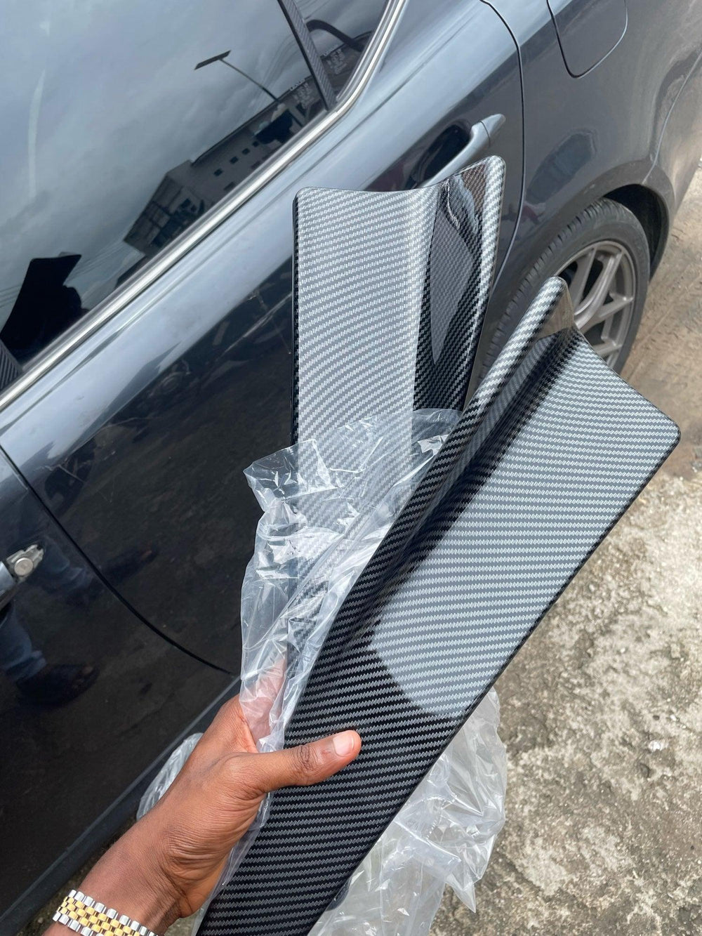 Universal car side fenders for the rear bumper - One Beast Garage