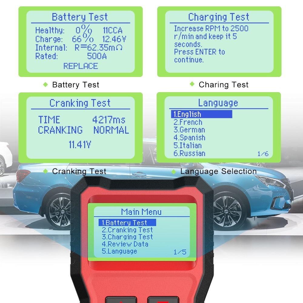 Battery Tester - Ancel BST100 Car Tool - One Beast Garage