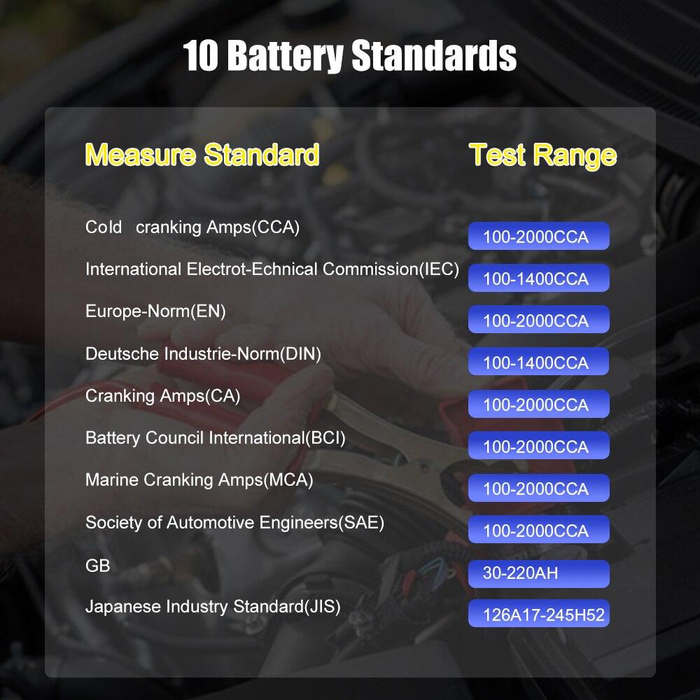 Battery Tester - Ancel BST100 Car Tool - One Beast Garage