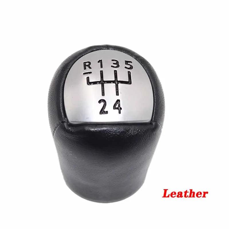 Black - Chrome & Plastic or Leather - Car Shift Gear Knob - Dacia & Logan - One Beast Garage