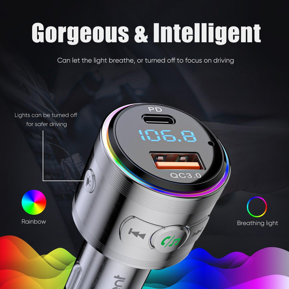 Bluetooth Car Adapter with FM Transmitter - One Beast Garage
