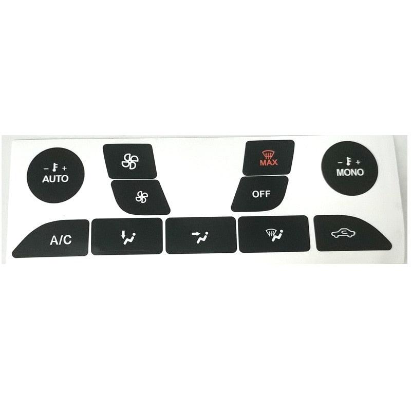 Button Repair Decals Stickers - Ford Focus MK2 - One Beast Garage
