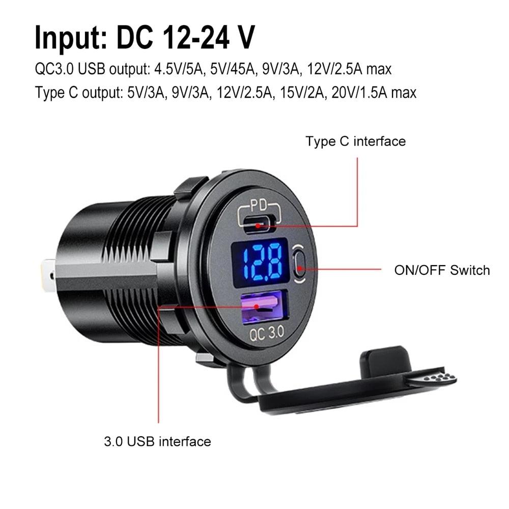 Car Charger with Multi-Function Premium - One Beast Garage