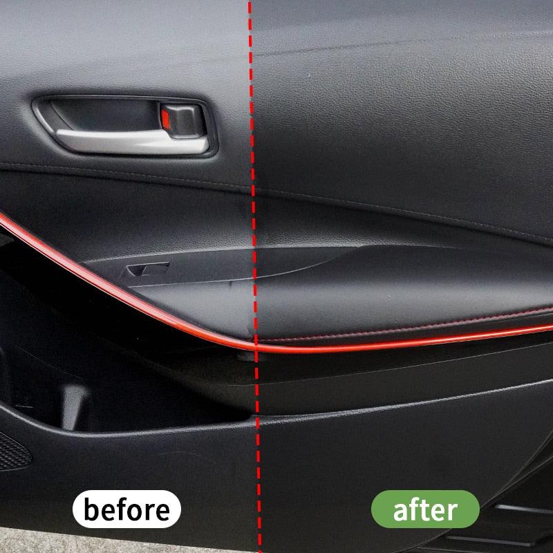 Car Plastic Restorer Polish Leather Cleaner Spray Back To Black - One Beast Garage