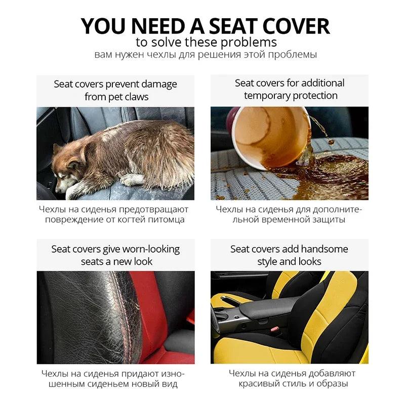 Car Seat Covers Set Universal - One Beast Garage