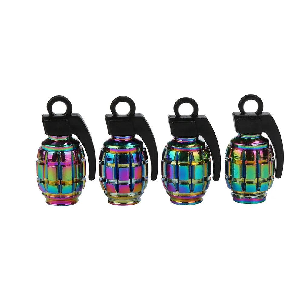 Colorful Valve Stems Caps Tire Cap Aluminum Wheels - One Beast Garage