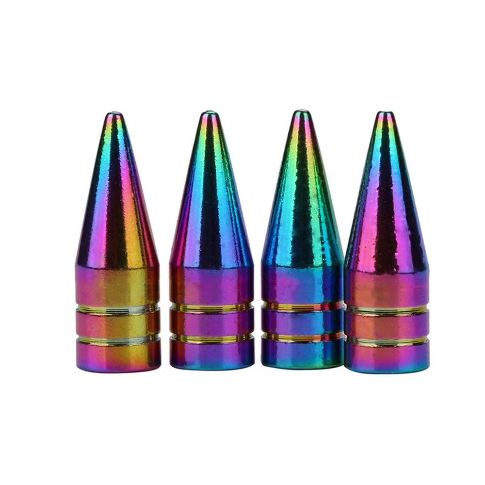 Colorful Valve Stems Caps Tire Cap Aluminum Wheels - One Beast Garage