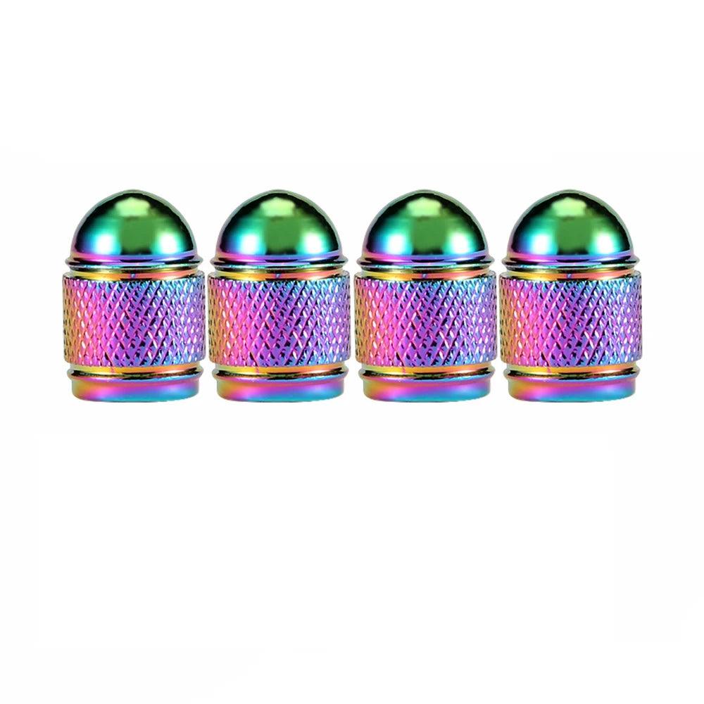 Colorful Valve Stems Caps Tire Cap Aluminum Wheels - One Beast Garage
