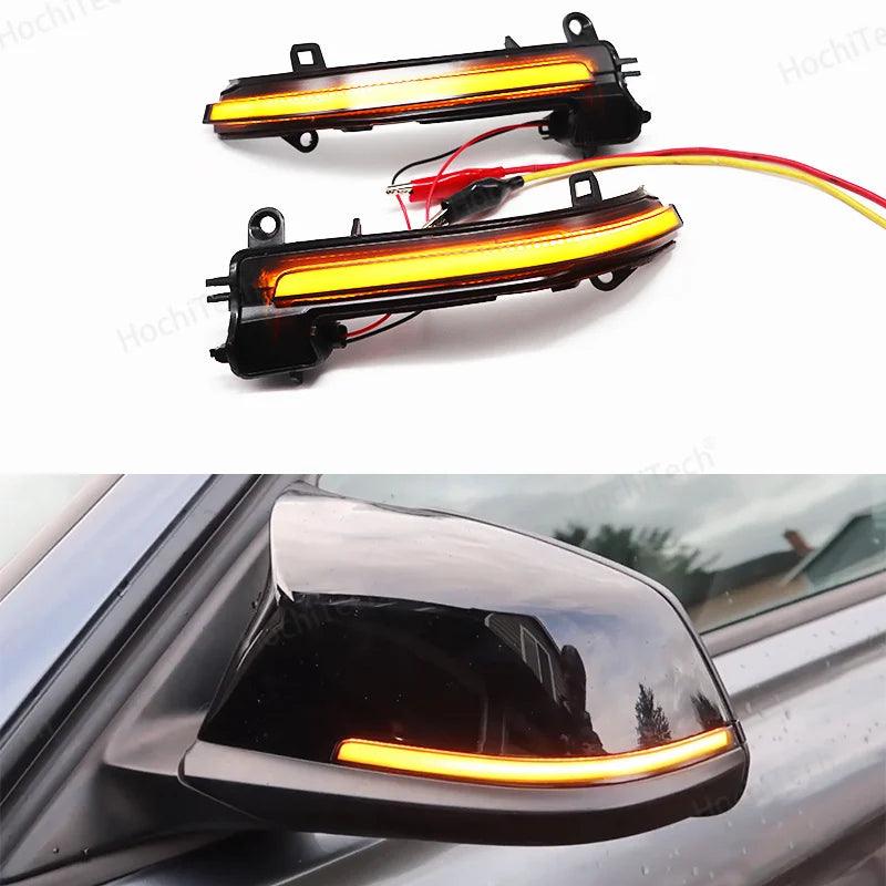 Dynamic sequential signaling set side mirror BMW - One Beast Garage