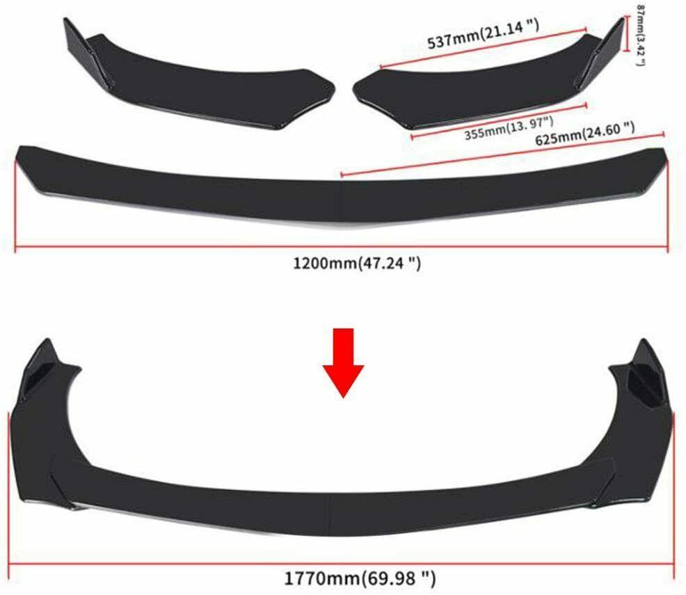 Front bumper extension spoiler - Audi Edition - One Beast Garage