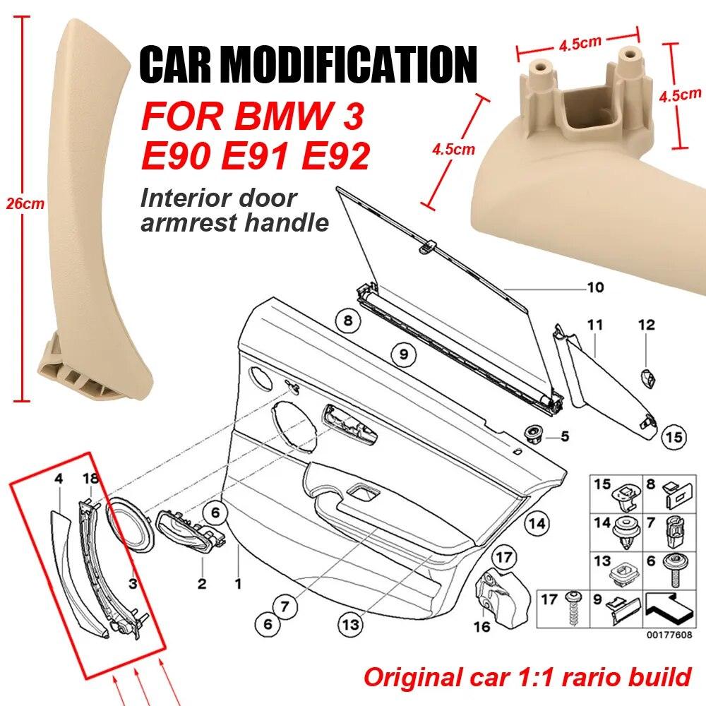 Handle set BMW 3 Series passenger door front/rear - One Beast Garage