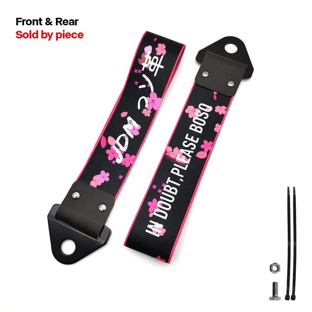 JDM Racing Culture Car Pendant Tow Strap Belt - One Beast Garage
