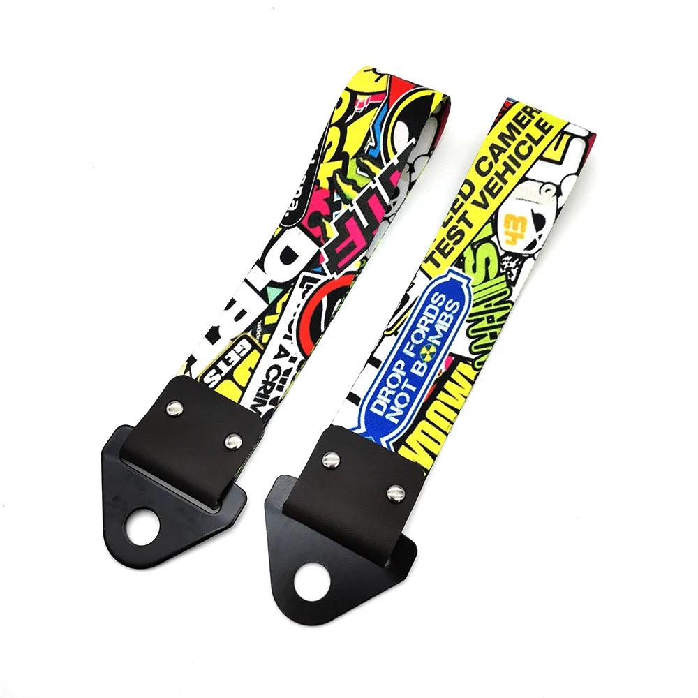JDM Racing Culture Car Pendant Tow Strap Belt - One Beast Garage