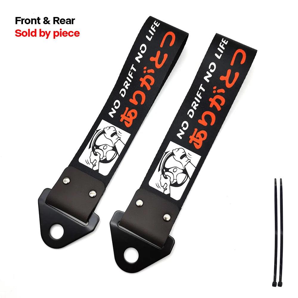 JDM Racing Culture Car Pendant Tow Strap Belt - One Beast Garage