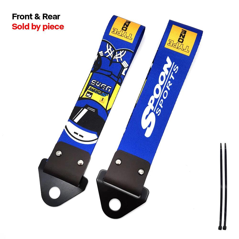 JDM Racing Culture Car Pendant Tow Strap Belt - One Beast Garage