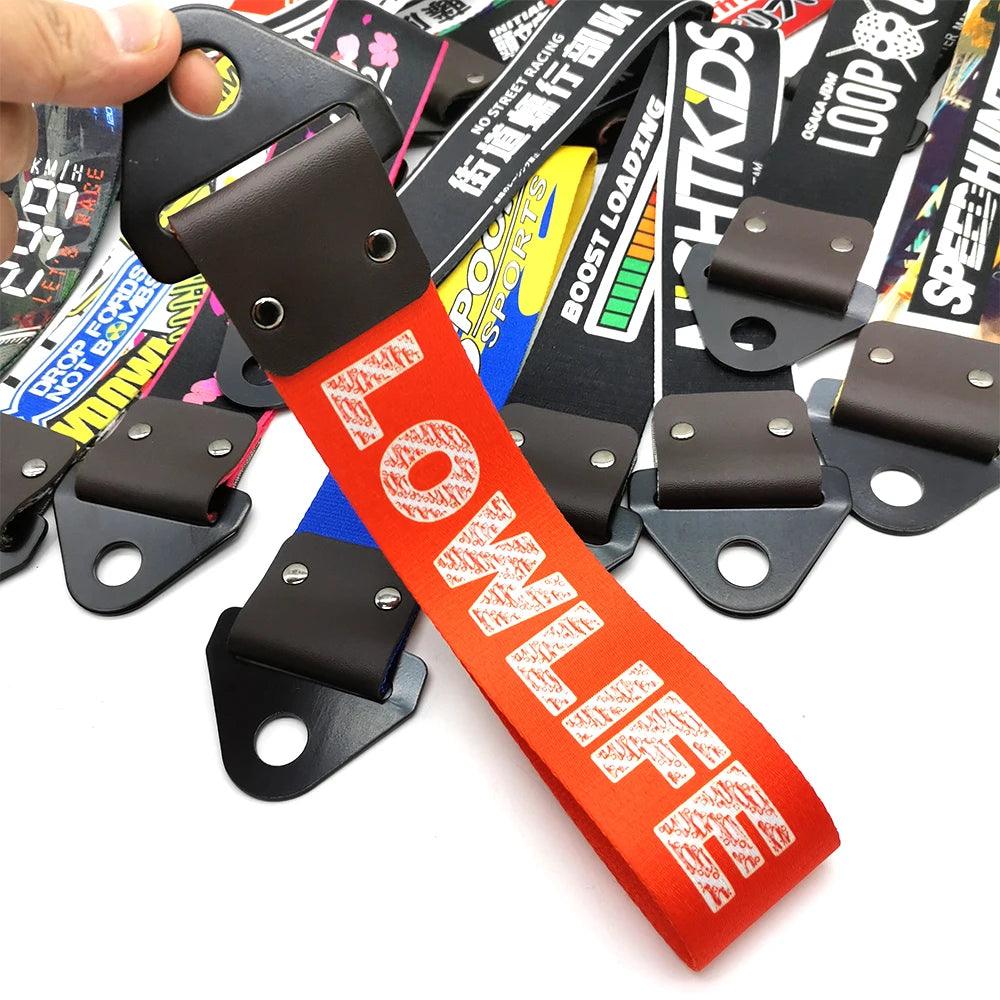 JDM Racing Culture Car Pendant Tow Strap Belt - One Beast Garage