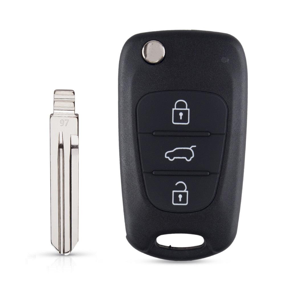 Key Shell For Hyundai I20 I30 IX35 I35 Accent Kia Picanto Sportage K5 - One Beast Garage