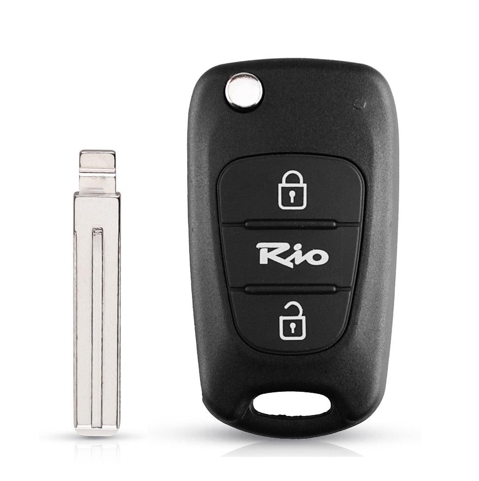 Key Shell For Hyundai I20 I30 IX35 I35 Accent Kia Picanto Sportage K5 - One Beast Garage
