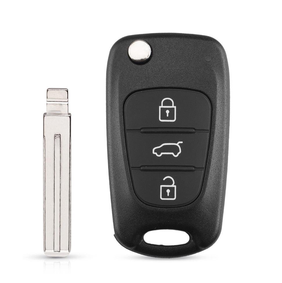 Key Shell For Hyundai I20 I30 IX35 I35 Accent Kia Picanto Sportage K5 - One Beast Garage