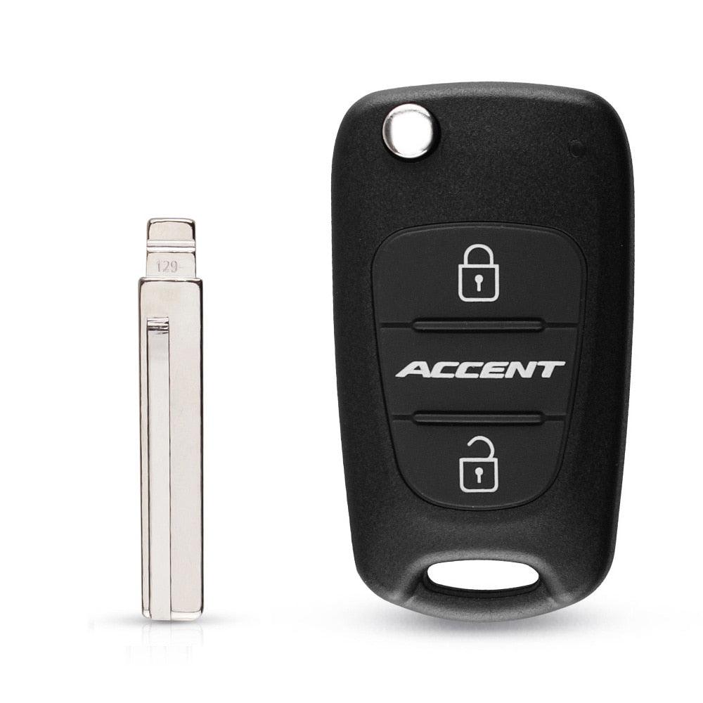 Key Shell For Hyundai I20 I30 IX35 I35 Accent Kia Picanto Sportage K5 - One Beast Garage
