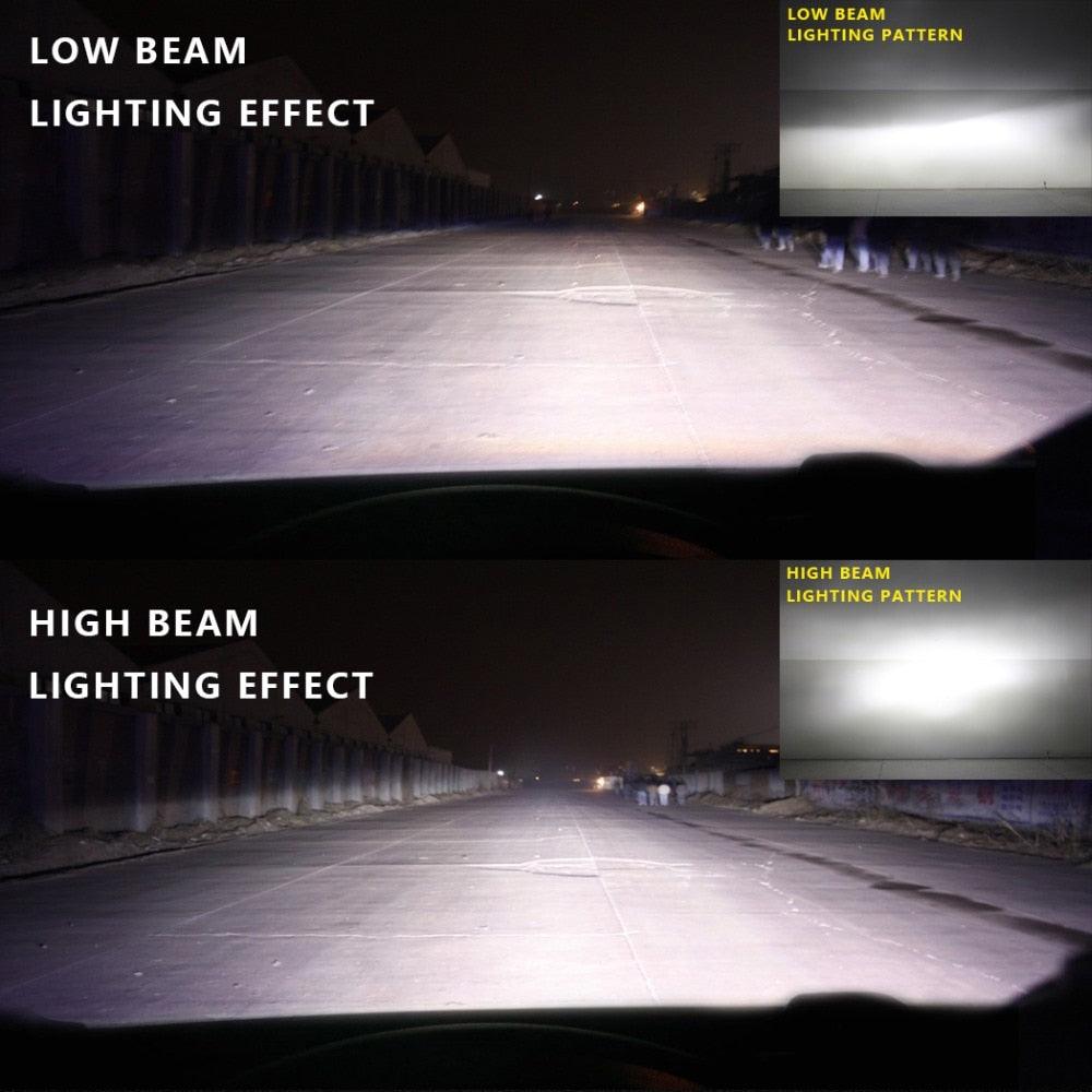 Led bulb 8000LM 50W 6500K LED headlights - One Beast Garage