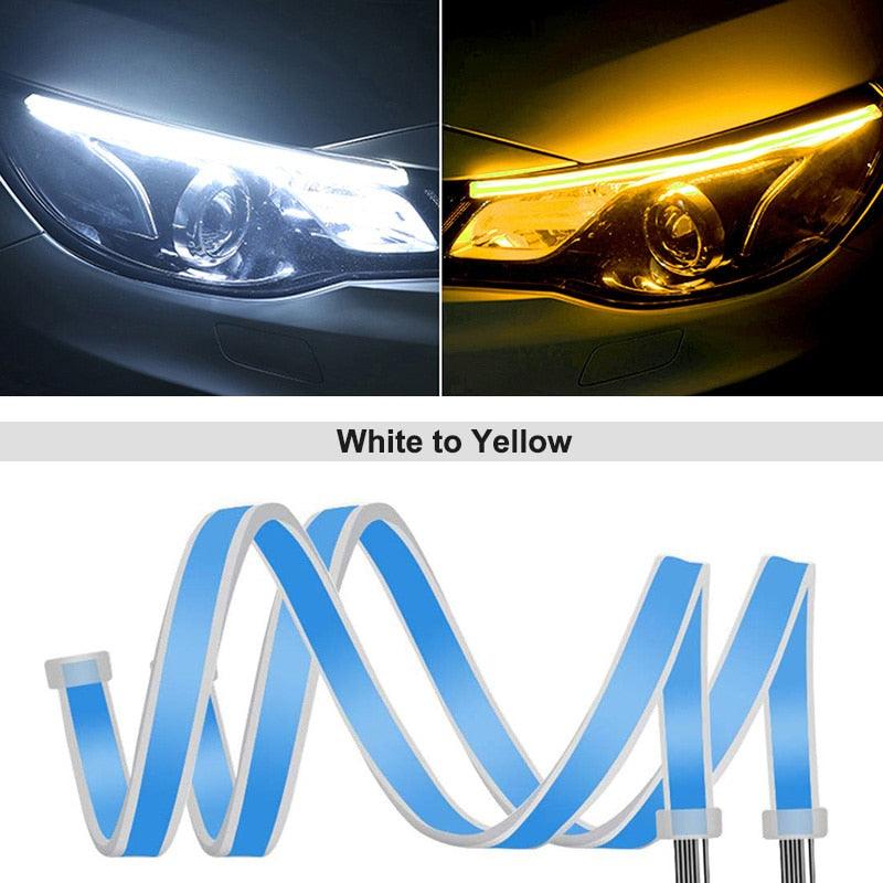 LED DRL Car Daytime Running Light Flexible Waterproof Strip - One Beast Garage