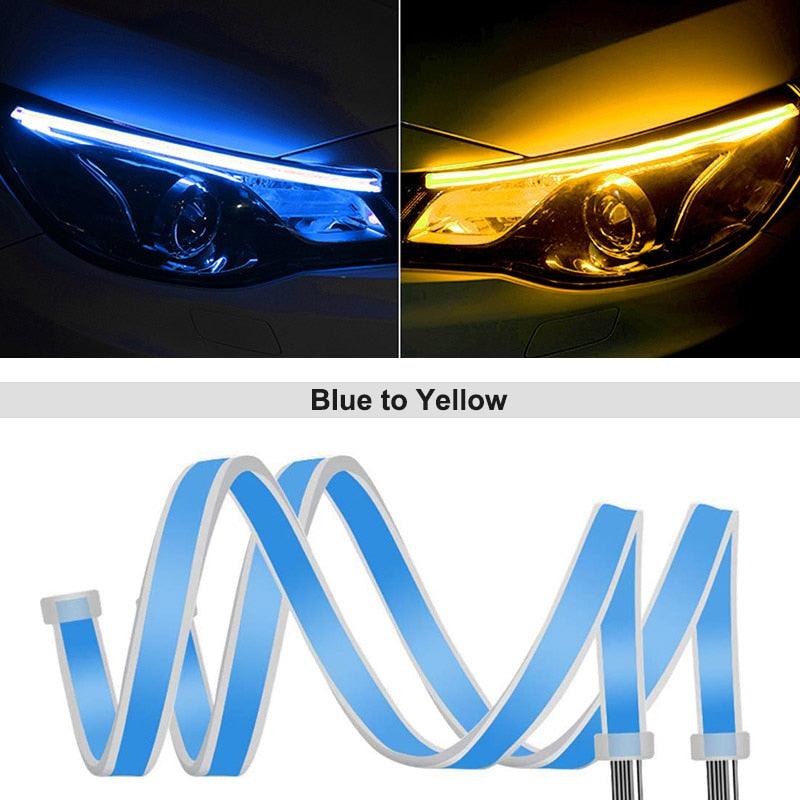 LED DRL Car Daytime Running Light Flexible Waterproof Strip - One Beast Garage