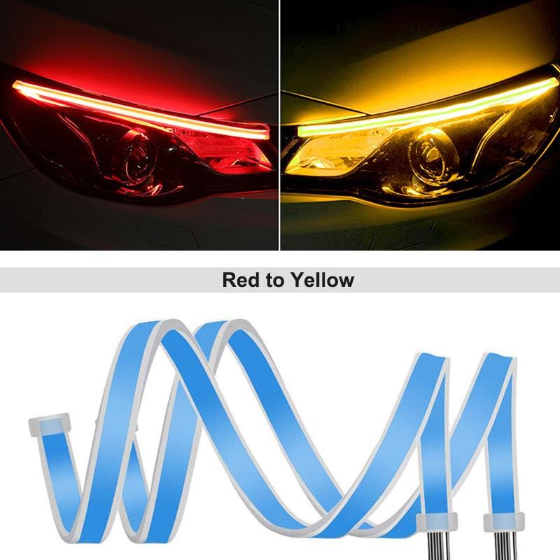 LED DRL Car Daytime Running Light Flexible Waterproof Strip - One Beast Garage