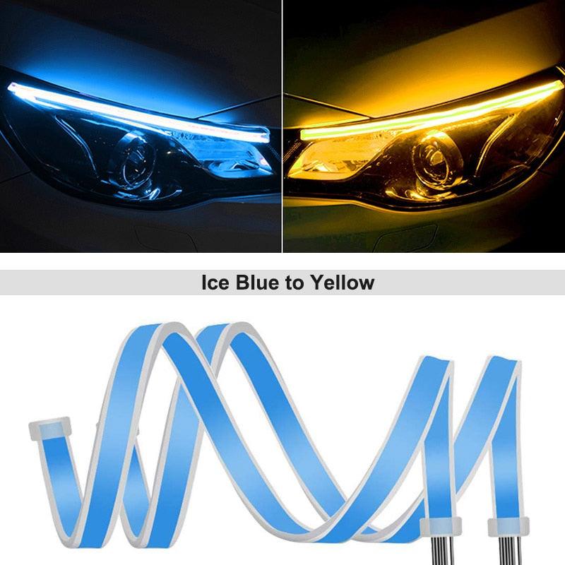 LED DRL Car Daytime Running Light Flexible Waterproof Strip - One Beast Garage