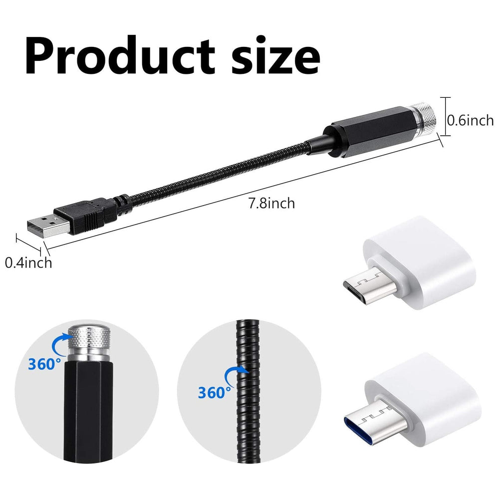 LED Night Light with Starry Sky Effect Powered by USB at 5V