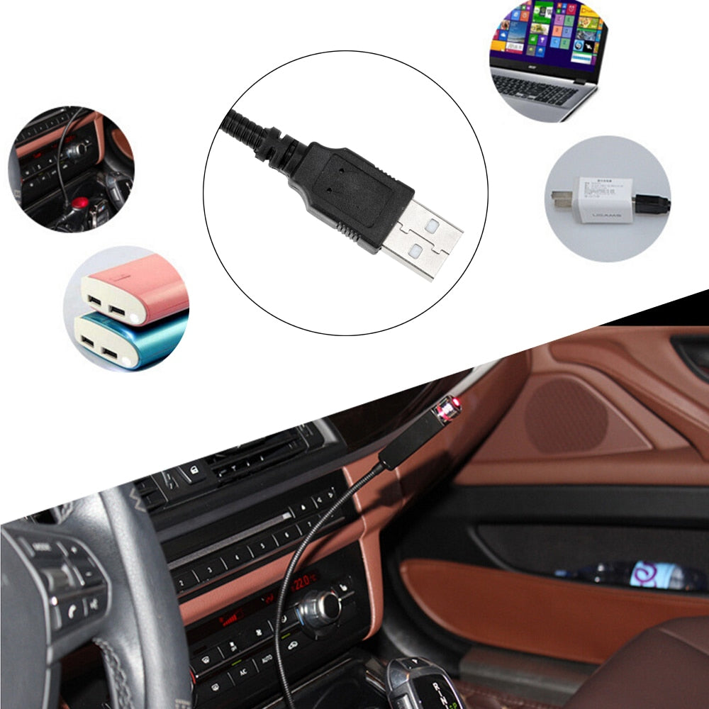 LED Night Light with Starry Sky Effect Powered by USB at 5V