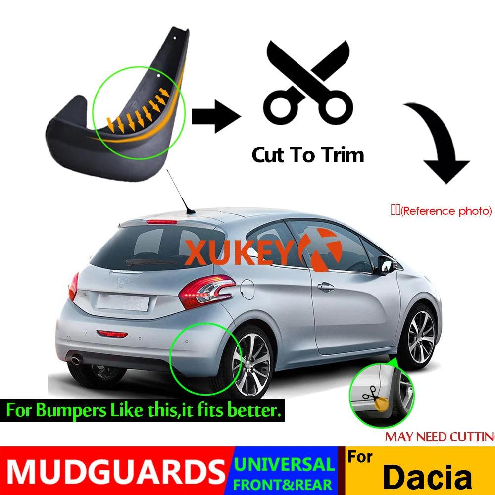 PRO Beast Garage car mud defenders - Dacia & Renault - One Beast Garage