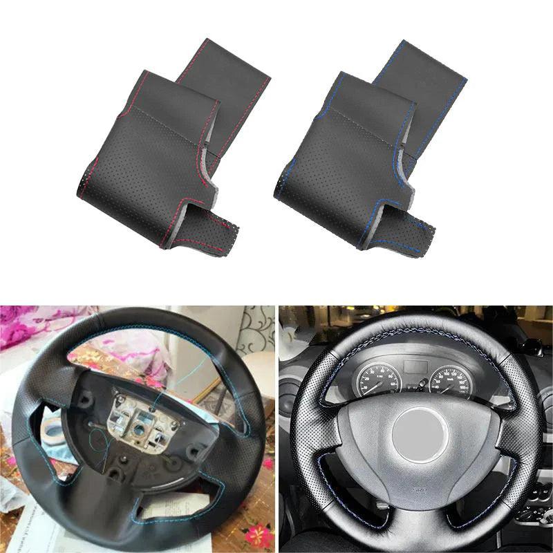 Pro leather steering wheel cover - Dacia & Renault - One Beast Garage