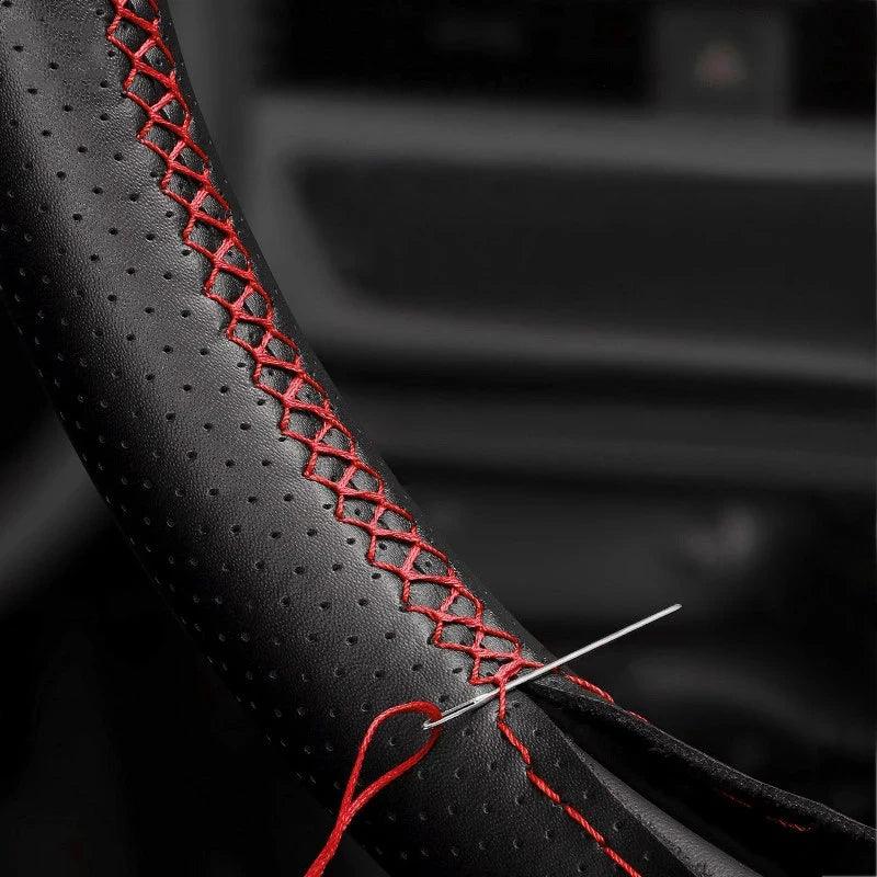 Pro leather steering wheel cover - Dacia & Renault - One Beast Garage