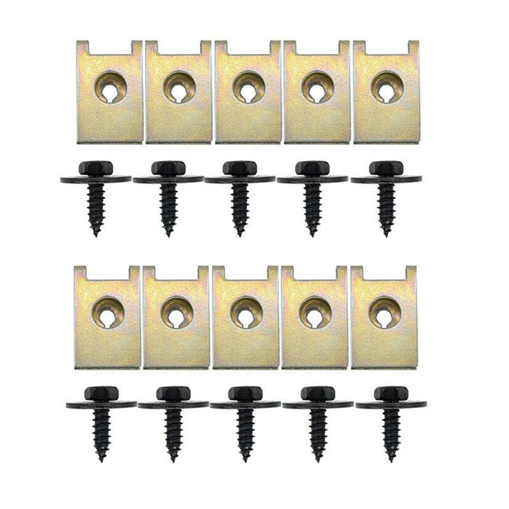 Set 10 screws with hex nuts - Suitable for the holes on the chassis - One Beast Garage