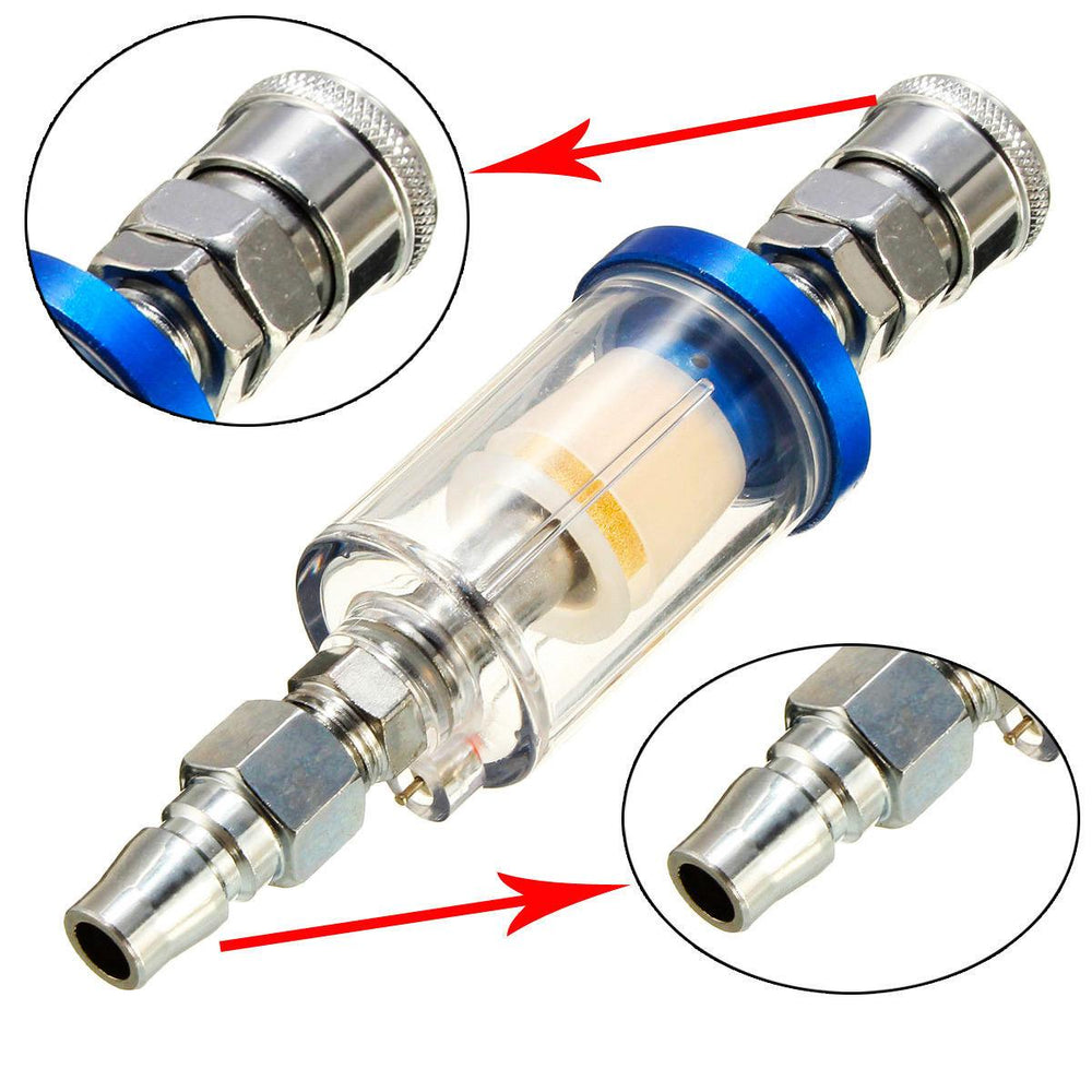 Spray Gun Air Regulator Gauge - Water Trap Filter - One Beast Garage