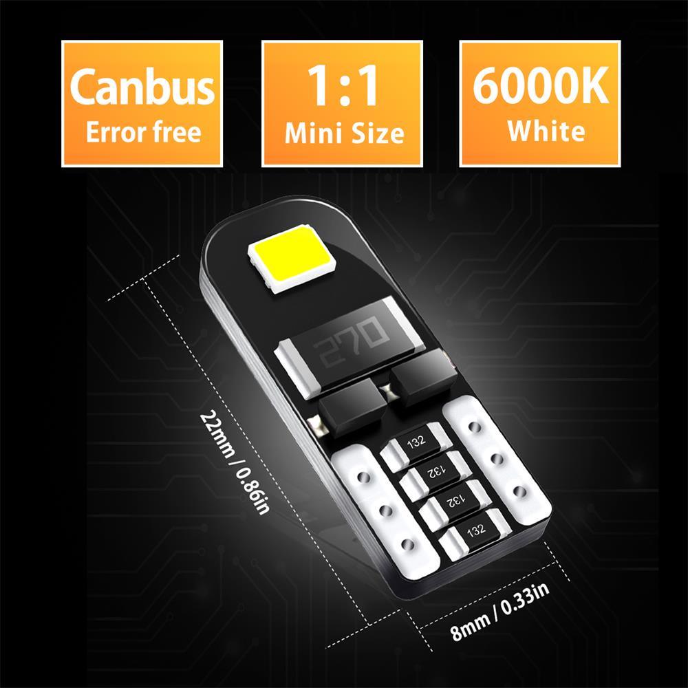 W5W T10 LED Canbus No Error Bulb Car Interior Light - One Beast Garage