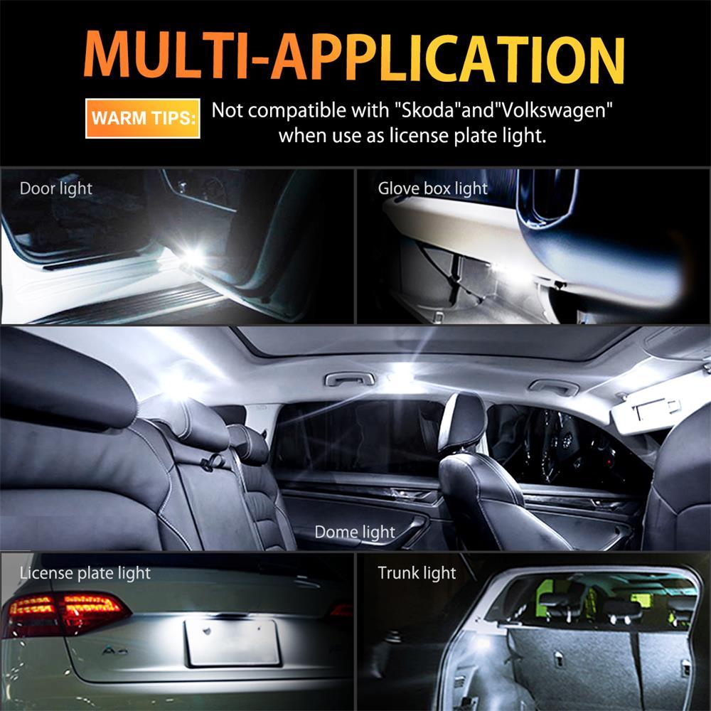 W5W T10 LED Canbus No Error Bulb Car Interior Light - One Beast Garage