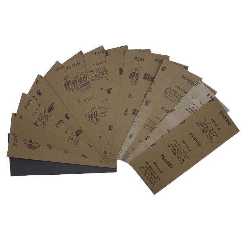 Wet Dry Sandpaper Sanding Sheets Waterproof - One Beast Garage