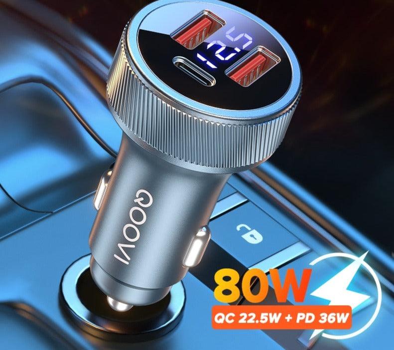 Car Charger USB Type C - Dual Port - Fast Charging Premium - One Beast Garage