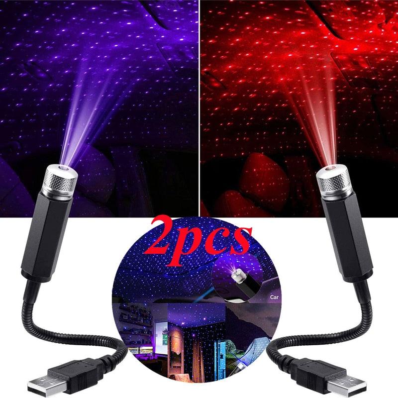 LED Night Light with Starry Sky Effect Powered by USB at 5V - One Beast Garage