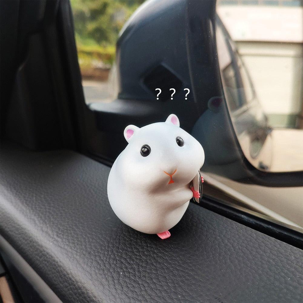 Ornament in the shape of a cute Rat for the car or office - One Beast Garage